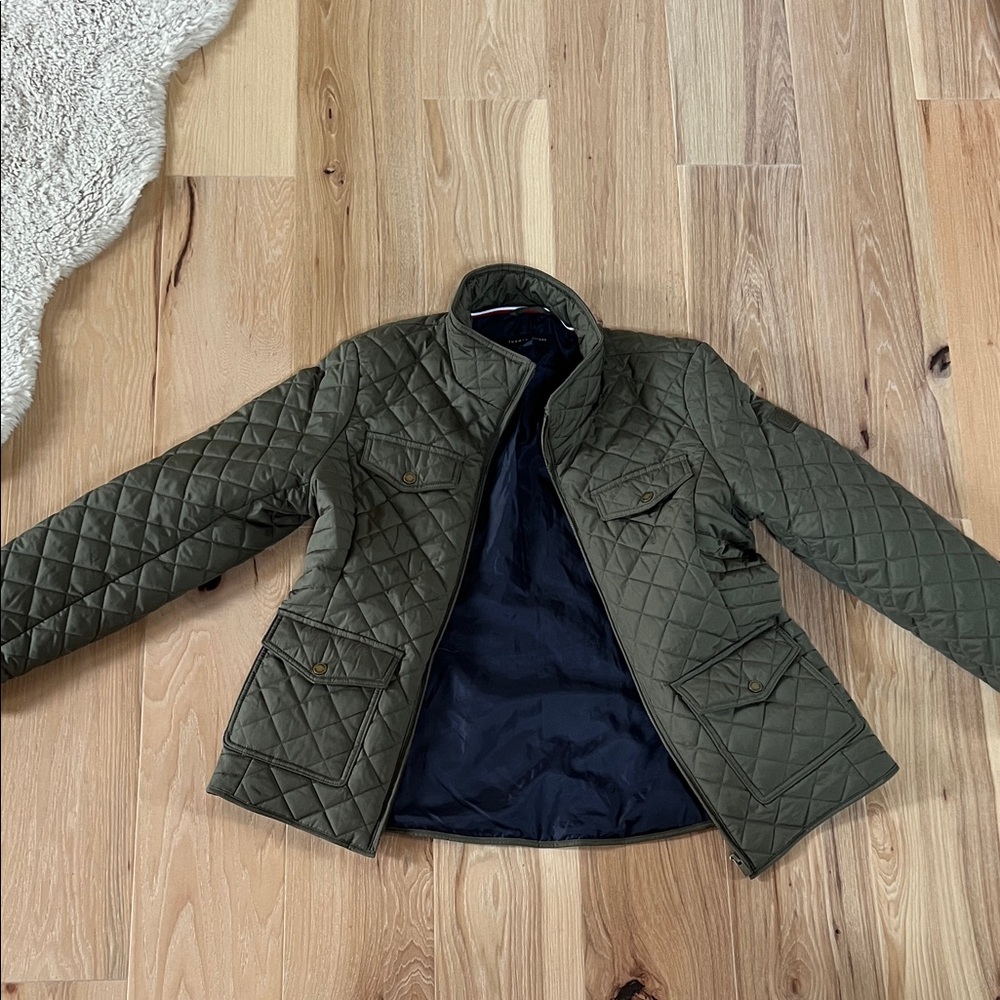 Olive Quilted Jacket